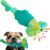 BIKIISEN Dog Toys for Aggressive Chewers, Interactive Dog Chew Toys for Large Dogs, Squeaky Chew Toys to Keep Them Busy, Tough Toys for Medium/Large Breed (Green)