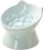 PawsPik Lynx Ceramic Raised Slow Feeder Dog & Cat Bowl, Tilted 15° Elevated Pet Food Bowl, Whisker-Friendly Anti-Choking Dish, Dishwasher Safe (Sky Blue)