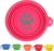 Custom Collapsible Dog Bowl Personalized Travel Portable Silicone Foldable Bowl Name Logo/Pet Food Cat Water Bowl/Integrated Molding Expandable Feeding Bowls,Carabiner Keychain (12oz/22oz/34oz)
