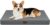 Outdoor Orthopedic Dog Bed, Waterproof Dog Bed for Large Dogs 36×27 Inch, Egg Crate Foam Pet Mat with Washable Removable Oxford Cooling Cover, Grey