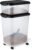 Amazon Basics Pet Food Storage Container Set, 30lbs and 10lbs with Scoop, for Dogs and Cats