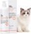 Breezytail PetO’Cera All-in-One Cat Shampoo and Conditioner | Hypoallergenic Cat Skin & Coat Care | Itch Relief, Moisturizing & Rejuvenating | Veterinarian Approved and Formulated (10.1oz, 300ml)