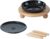 Havniva Elevated Cat Bowls, Ceramic Cat Food Bowl Whisker Friendly Cat Dishes, Kitten Food & Water Bowl with Two Heights Stand, Anti-Slip Raised Cat Food Plates
