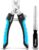 Candure Dog Nail Clippers and Trimmer with Safety Guard to Avoid Over-Cutting Toe Nails Professional Grooming Pet Nail Clipper with Nail File for Small Medium-Large Breeds