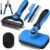 Augwind 7 in 1 Pet Grooming Kit – Dog&Cat Comb, Deshedding Brush, Nail Clipper with File, Bath Brush – Premium Pet Supplies (Blue)
