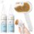 Pet Steam Brush for Dog & Cat – 3-in-1 Spray Hair Removal Comb for Shedding & Grooming, Softens Fur & Reduces Static – Water Brush for Long & Short Coats, Bath-Hating Pets, Includes Waterless Shampoo