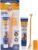 Arm & Hammer for Pets Tartar Control Dog Dental Kit, Enzymatic Toothpaste with Toothbrush and Fingerbrush, Baking Soda Formula Reduces Plaque and Tartar, Safe for Puppies, Beef Flavor, 3-Piece