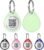QR Code Dog Tag and Cat Tag, Scan to Reunite Faster, Waterproof and Durable, Lightweight and Quiet, Updatable Contact Info, Glow-in-the-Dark Green