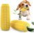 Carllg Dog Chew Toys for Aggressive Chewers, Indestructible Tough Durable Squeaky Interactive Dog Toys, Puppy Teeth Chew Corn Stick Toy for Small Medium Large Breed