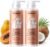 2-in-1 Dog Shampoo & Conditioner, Probiotic Pet Shampoo for Puppies & All Breeds, Hypoallergenic Formula for Sensitive Skin with Panthenol, Papaya Coconut Scent, 17oz, 2-Pack