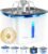 Veken Innovation Award Winner 95oz/2.8L Pet Fountain, Automatic Cat Water Fountain Dog Water Dispenser with Replacement Filters for Cats, Dogs, Multiple Pets (Grey, Plastic)
