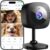 ZEEPORTE 2K Indoor Cameras for Home Security – Baby Monitor and Dog Pet Camera with Motion Detection, 2-Way Audio, Night Vision, Siren, Wired Security Camera – Compatible with Alexa