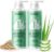 2in1 Dog Shampoo and Conditioner, Probiotic Dog Shampoo for Allergies, Dry, Itchy Skin Relief with Panthenol, Soothing Formula, Oatmeal & Aloe Scent, Paraben-Free, 17oz, 2-Pack