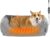 Heated Dog Bed with Auto Sensing Heated pad, 3-Temperature Settings & Chew-Resistant Cord – 33×25 Inch Luxury Sofa-Style Heated Pad for Large Dogs