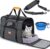 Morpilot Cat Carrier – Cat Carrier Soft for Medium or Large Cats up to 20lbs, with Dual-Sided Cushion, Secure Buckle and Foldable Bowl, Dog Carriers for Small Dogs – Pet Carrier (Dark Gray)