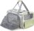 Pawaii Cat Carrier with ID Tag, TSA Airline Approved Soft Sided Collapsible Pet Travel Carrier, Portable Comfortable Convenient Foldable Cat Travel Bag
