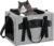 Pecute Cat Carrier Stable, Pet Carrier with Hidden Anxiety Relief Partition & Stable Steel Frame, Safe Cat Carrier for Car Travel, Soft-Sided Dog/Cat Carrier Bag for Pets Up to 11lbs, Gray