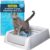 PetSafe ScoopFree Crystal Pro Legacy Automatic Self-Cleaning Cat Litter Box Includes 1 Disposable Crystal Litter Tray Advanced Odor Control Not Enclosed Gray (PAL00-16805)