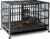 Oranland 48 inch Heavy Duty Indestructible Dog Crate,2025 New Upgraded Reinforced Baseplate for Large Dogs,XL Dog Crate for High Anxiety Dogs/Max Load Capacity 250lbs/Double Door with Wheels