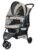 ROODO 3 Wheel Dog Pet Cat Stroller Best Lightweight Foldable Compact Portable Jogger All Terrain Travel Pet Gear Puppy Kitty Stroller for up to 30lbs Medium Small Dogs and Cats(Light Khaki)