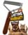 Extra Large 2-Sided Undercoat Rake for Dogs & Cats, Dog Brush for Shedding Remove Mats, Dematting Comb, Safe&Gentle Grooming Brush for German Shepherds Medium to Long-Haired Pets,Premium Wooden Handle