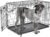 MidWest Homes for Pets 36-Inch iCrate for Medium-Large Breeds, 41-70 lbs, Double Door Folding Dog Crate with Divider Panel, Leak-Proof Tray & Secure Latches, Portable, Durable & Easy to Assemble